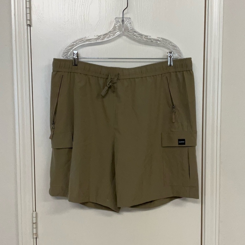 Khaki Cargo Shorts